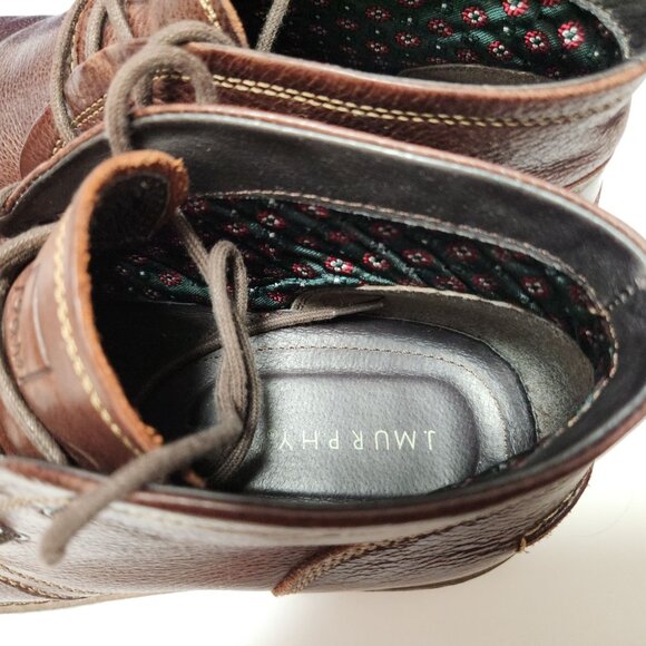 Johnston & Murphy Comstock Boots 8.5M Brown Leather Chukka NOT ORIGINAL BOX - Picture 8 of 16
